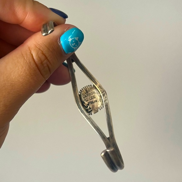 GENUINE VINTAGE TURQUOISE CUFF BRACELET 🩵🩵 - Picture 4 of 5